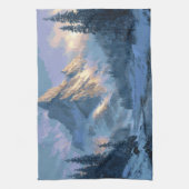 Linge De Cuisine Montagne enneigée (Vertical)