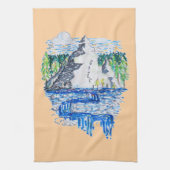 Linge De Cuisine Montagne fraîche (Vertical)