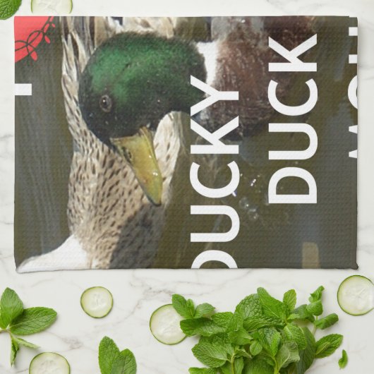 Linge De Cuisine Montagnes de canards. (Plié)