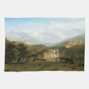 Linge De Cuisine Montagnes Rocheuses, pic de Lander par Albert Bier