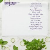 Linge De Cuisine Montent le poème (Plié)