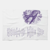 Linge De Cuisine Montent le poème (Horizontal)