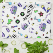 Linge De Cuisine Montez la musique (Plié)