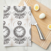 Linge De Cuisine Montre de poche New York (Quart Plié)