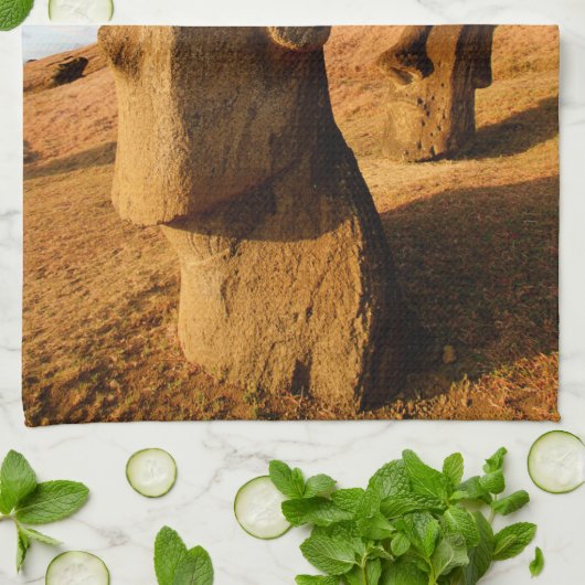 Linge De Cuisine Monuments | Easter Island (Plié)
