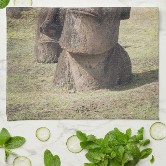 Linge De Cuisine Monuments | Easter Island (Plié)