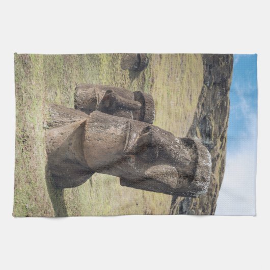 Linge De Cuisine Monuments | Easter Island (Horizontal)