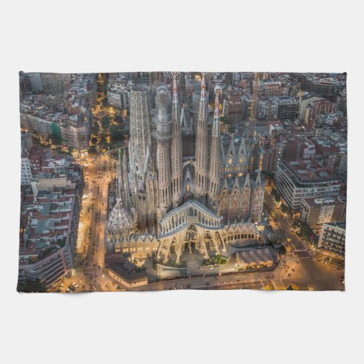 Linge De Cuisine Monuments | La Sagrada (Horizontal)