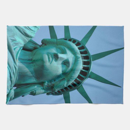 Linge De Cuisine Monuments | Statue de Liberty Face (Horizontal)