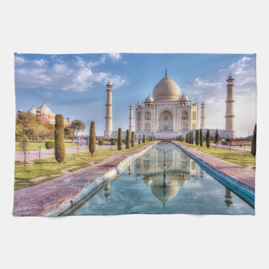 Linge De Cuisine Monuments | Taj Mahal Sunrise (Horizontal)