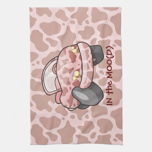 Linge De Cuisine Moo Car (Vertical)