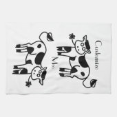 Linge De Cuisine Moo Cow Thunder_Cove (Horizontal)