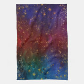 Linge De Cuisine Moody Ombre | Psychedélique Grunge Gold Stardust (Vertical)