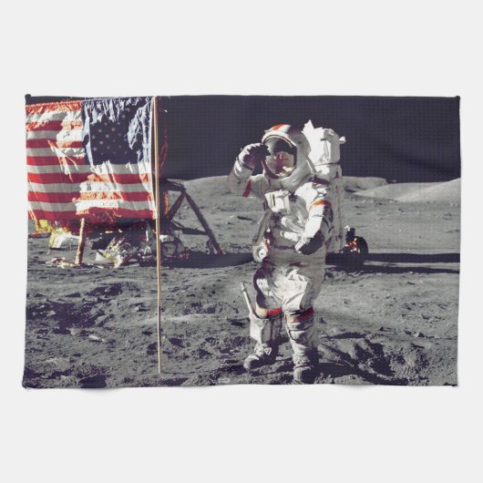 Linge De Cuisine Moonwalk Apollo 17 (Horizontal)