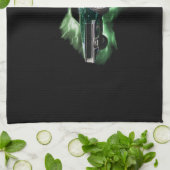 Linge De Cuisine Mopar : 'Chargeur de 68 Dodge avec la foudre verte (Plié)