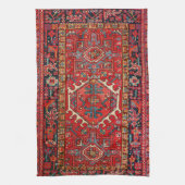 Linge De Cuisine Moquette rouge turque antique orientale (Vertical)
