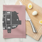 Linge De Cuisine Morceaux de porc III (Quart Plié)