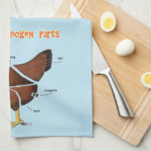 Linge De Cuisine Morceaux de poulet (Quart Plié)