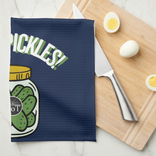 Linge De Cuisine More Pickles! Kitchen Towel (Quart Plié)