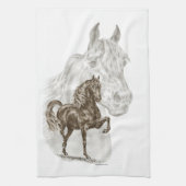 Linge De Cuisine Morgan Horse Art (Vertical)