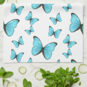 Linge De Cuisine Morpho butterflies cartoon illustration (Plié)
