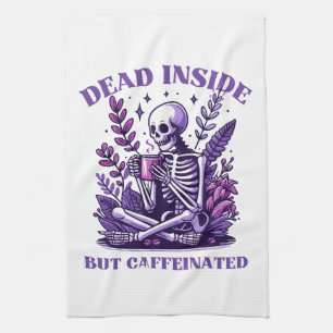 Linge De Cuisine Mort à l'intérieur mais caféiné