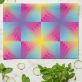 Linge De Cuisine Mosaïque carrée abstraite de vecteur (Plié)