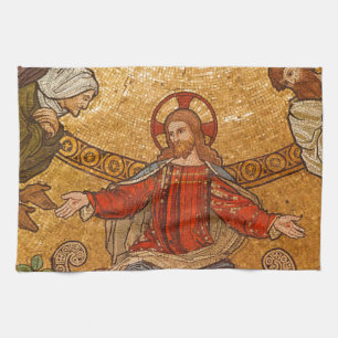 Linge De Cuisine mosaïque de jésus christ