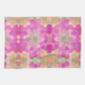 Linge De Cuisine Mosaïque Pixélisée Art Neuvau (Horizontal)