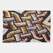 Linge De Cuisine Mosaïque romaine d'automne (Horizontal)