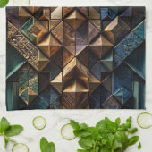Linge De Cuisine Mosaïque verticale 3D extrême (Plié)