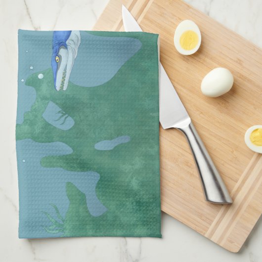 Linge De Cuisine Mosasaure (Quart Plié)