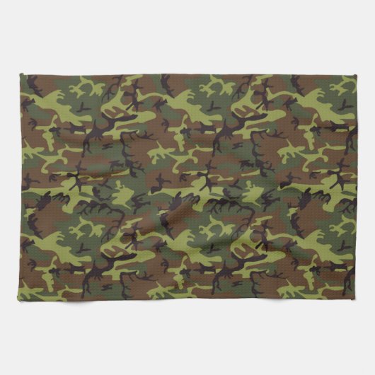Linge De Cuisine Moss Green Camo (Horizontal)