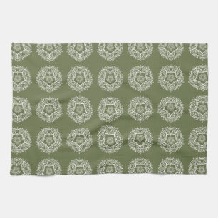 Linge De Cuisine Moss Mandala