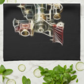 Linge De Cuisine Moteur locomotif de train de vapeur (Plié)