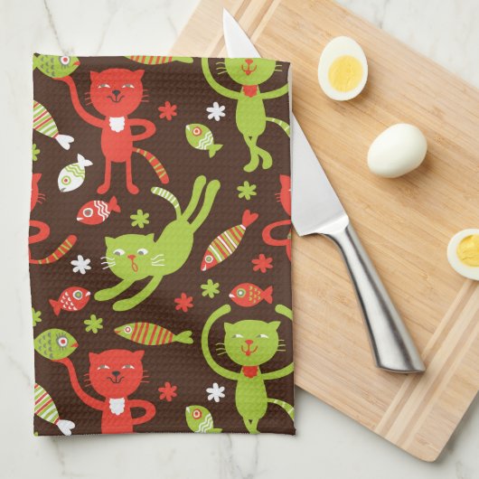 Linge De Cuisine motif (Quart Plié)