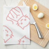 Linge De Cuisine Motif (Quart Plié)