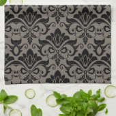 Linge De Cuisine Motif 2 de damassé (Plié)