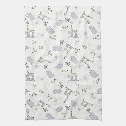Linge De Cuisine motif 2 de griffonnage (Vertical)