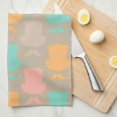 Linge De Cuisine Motif 2 de moustache (Quart Plié)