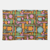 Linge De Cuisine Motif 3 d'ustensiles de cuisine (Horizontal)