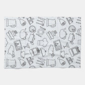 Linge De Cuisine Motif 4 de cuisine (Horizontal)