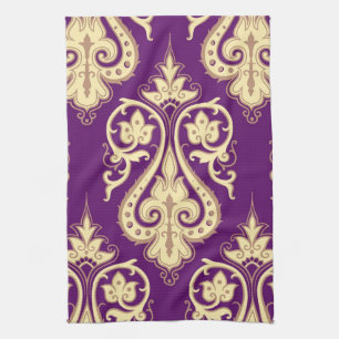 Linge De Cuisine Motif 4 de damassé