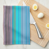 Linge De Cuisine Motif à bandes multiples (Quart Plié)