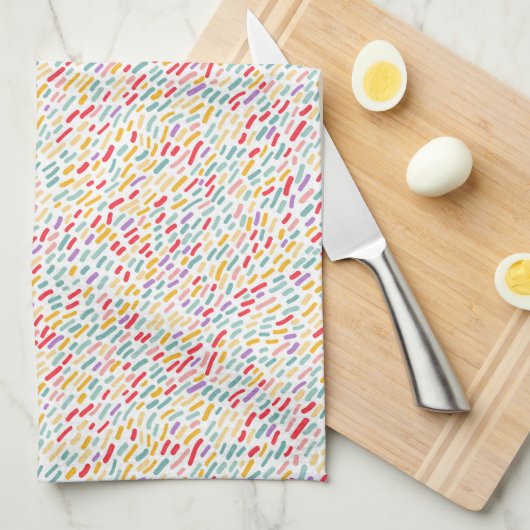 Linge De Cuisine Motif à eau douce (Quart Plié)