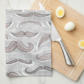 Linge De Cuisine Motif à la mode de moustache (Quart Plié)