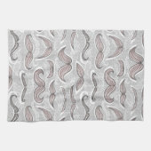 Linge De Cuisine Motif à la mode de moustache (Horizontal)