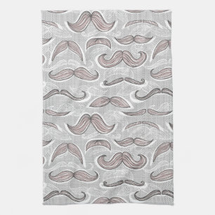 Linge De Cuisine Motif à la mode de moustache