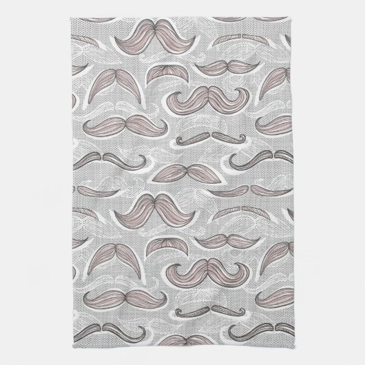 Linge De Cuisine Motif à la mode de moustache (Vertical)