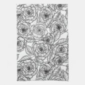 Linge De Cuisine motif à main rose (Vertical)